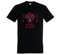 Urban Backwoods Demon I Hommes T-Shirt Noir Taille XL