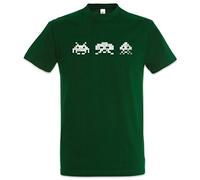 Urban Backwoods Digital Invaders T-Shirt - Jeu Arcade Game Retro Nerd Alien VG Sprite Space 80s Eighties Konsole Console Tailles S - 5XL