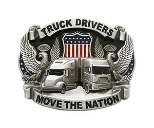 Urban Backwoods Druck Drivers Move The Nation I Boucles de ceinture Belt Buckle