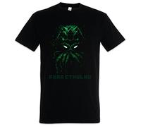 Urban Backwoods Fear Cthulhu Hommes T-Shirt Noir Taille 2XL