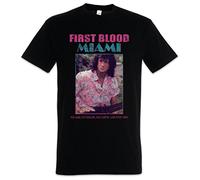 Urban Backwoods First Blood Miami Hommes T-Shirt Noir Taille M