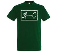 Urban Backwoods Geek Exit Hommes T-Shirt Vert Taille S