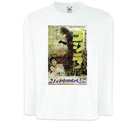 Urban Backwoods Godzilla Vintage Asia I Kids Enfants Garçon Fille T-Shirt a Manche Longue Blanche Taille 6 Ans