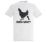 Urban Backwoods Guess What ? Hommes T-Shirt Gris Taille XL