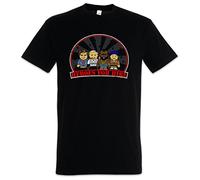 Urban Backwoods Heroes for Hire Hommes T-Shirt Noir Taille L