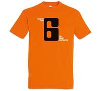 Urban Backwoods Houston 6 Hommes T-Shirt Orange Taille XL