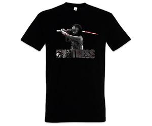 Urban Backwoods Huntress Michonne Hommes T-Shirt Noir Taille XL