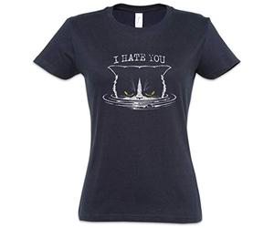 Urban Backwoods I Hate You Cat Women Femme T-Shirt