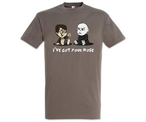 Urban Backwoods I`Ve Got Your Nose Hommes T-Shirt Gris Taille XL