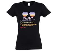 Urban Backwoods I Want to Break Free T-shirt pour femme, Noir , XXL