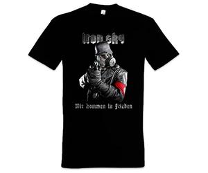 Urban Backwoods Iron Sky Soldier Hommes T-Shirt Noir Taille 2XL
