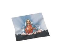 Urban Backwoods Jesus Loves You Chiffon de nettoyage en microfibre pour lunettes