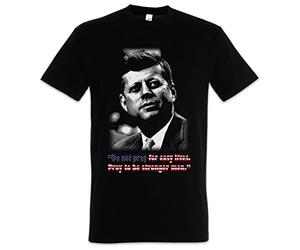 Urban Backwoods JFK Pray for Easy Lives Hommes T-Shirt Noir Taille 2XL