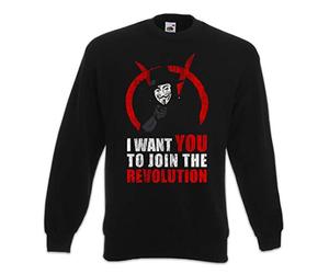 Urban Backwoods Join The Revolution Sweatshirt Pullover Sweater Pull