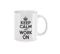 Urban Backwoods Keep Calm And Work On Tasse Avec Slogan Tasse à Café