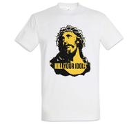 Urban Backwoods Kill Your Idols T-shirt pour homme, Blanc., 3XL