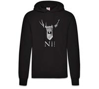 Urban Backwoods Knights of Ni Hoodie Sweats à Capuche Sweat-Shirt Noir Taille L