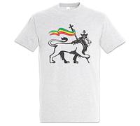 Urban Backwoods Lion of Judah II Hommes T-Shirt Gris Taille M