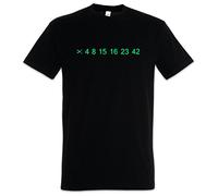 Urban Backwoods Lost Code Hommes T-Shirt Noir Taille L