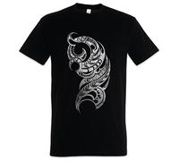 Urban Backwoods Maori Symbol Hommes T-Shirt Noir Taille XL