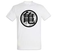 Urban Backwoods Master Goku Hommes T-Shirt Blanche Taille 5XL