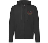 Urban Backwoods Mexican Majora's Mask Zip Hoodie Sweat à Capuche pour Homme Noir Taille 2XL