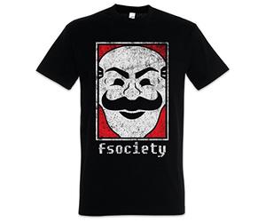 Urban Backwoods Mr. Fsociety Logo Hommes T-Shirt