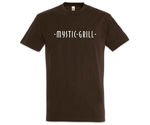 Urban Backwoods Mystic Grill Hommes T-Shirt Marron Taille L