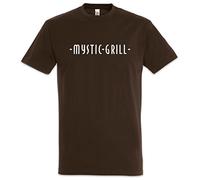 Urban Backwoods Mystic Grill Hommes T-Shirt Marron Taille S
