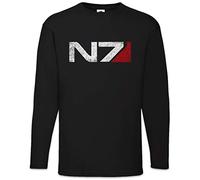 Urban Backwoods N7 Logo T-Shirt à Manches Longues Long Sleeve Noir Taille M