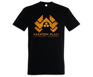 Urban Backwoods Nakatomi Plaza Sign Hommes T-Shirt Noir Taille 3XL