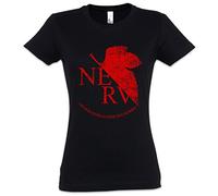Urban Backwoods NERV Women Girlie Femme T-Shirt - Neon Gendo Gehirn Genesis Organisation Seele Evangelion Ikari Tailles S - 5XL