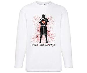 Urban Backwoods None Shall Pass T-Shirt à Manches Longues Long Sleeve Blanche Taille 3XL