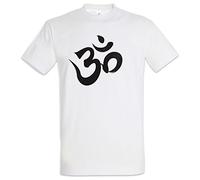 Urban Backwoods Om Sign Logo Hommes T-Shirt Blanche Taille XL