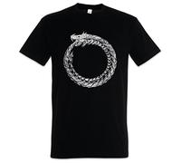 Urban Backwoods Ouroboros Hommes T-Shirt Noir Taille XL