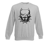 Urban Backwoods Pitbull Sweatshirt Pullover Sweater Pull Gris Taille L