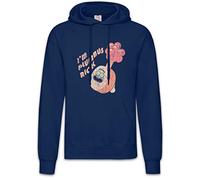 Urban Backwoods Plumbus Rick Hoodie Sweats à Capuche Sweat-Shirt Bleu Taille M