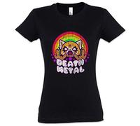 Urban Backwoods Rock Paper Metal Women Femme T-Shirt Noir Taille M