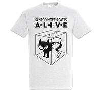 Urban Backwoods Schrödinger's Cat is Alive Dead I Hommes T-Shirt