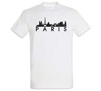 Urban Backwoods Skyline Paris Hommes T-Shirt Blanche Taille M