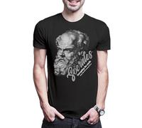 Urban Backwoods Socrates Corrupting The Youth B T-shirt pour homme, Noir , XS-5XL