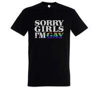 Urban Backwoods Sorry Girls I'm Gay Hommes T-Shirt Noir Taille S