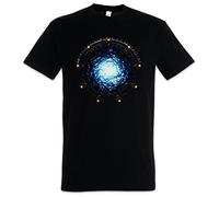 Urban Backwoods Star Portal Hommes T-Shirt Noir Taille 4XL