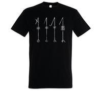 Urban Backwoods Svefnthorn Runes Hommes T-Shirt Noir Taille L