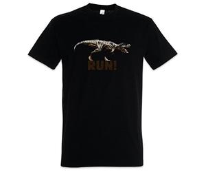 Urban Backwoods T-Rex Hommes T-Shirt Noir Taille L
