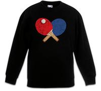 Urban Backwoods Table Tennis Tools I Kids Enfants Garçon Fille Pullover Sweat-Shirt Noir Taille 4 Ans