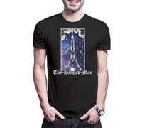 Urban Backwoods Tarot B The Hanged Man T-shirt pour homme, Noir , L/5XL