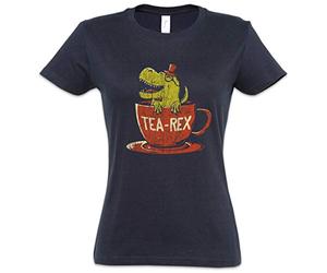 Urban Backwoods Tea-Rex II Women Femme T-Shirt Bleu Taille 2XL