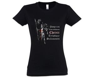 Urban Backwoods Templar I Girlie Women Women Girlie Femme T-Shirt - Ordre du Temple Templiers Chevalier Cross Knight Ordo Orden Crusade Crusader Tailles S - 5XL