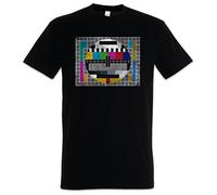 Urban Backwoods Test Picture Vintage I Hommes T-Shirt Noir Taille XL